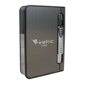 Firetric Focus Kotak Rokok Fashion 10 Slot dengan Korek Gas - JD-YH002 - Black - 1