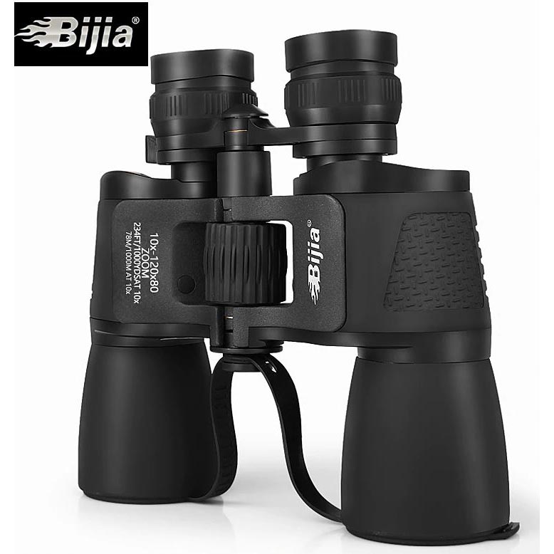 Bijia Golden Eagle Teropong Binoculars Hunting Zoom 10-120X80 - Black 