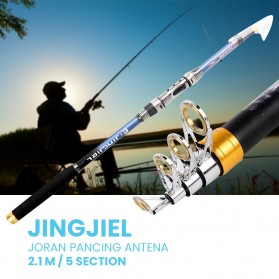 JINGJIEL Joran Pancing Antena Telescopic Fishing Rod 2.1M - J816 - Blue
