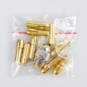 Taffware Chuck Mata Bor Drill Brass Collet 11 PCS - DMPJ-31 - Golden - 8