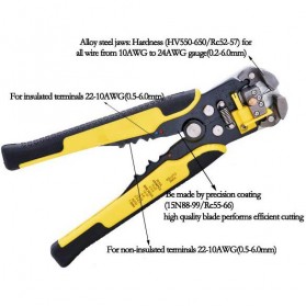 Vastar Tang Kabel Multifungsi Wire Cutter Pliers - MT-103 - Yellow - 3