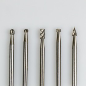 Taffware Mata Bor Tungsten Carbide Cone Spiral 10 PCS - GJ0106 - Silver - 5