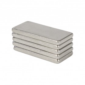 Taffware Strong Neodymium Magnet NdFeB Cuboid N35 5 PCS - D22 - Silver