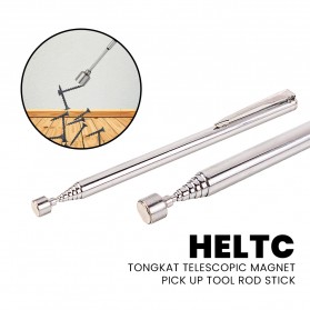 HELTC Tongkat Telescopic Magnet Pick Up Tool Rod Stick - GJ0348 - Silver