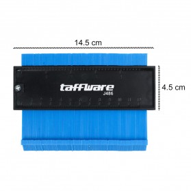 Taffware Contour Profile Copy Gauge Duplicator Wood Marking Tools 5 Inch - J486 - Blue - 7