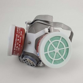 POWECOM Masker Gas Respirator Industrial Mask - N8305 - Gray - 1