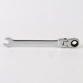 OLOEY Kunci Pas Dual Head Combination Ratchet Wrench Flexible Head 8mm - CL6-24 - Silver - 6