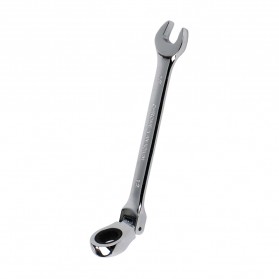 OLOEY Kunci Pas Dual Head Combination Ratchet Wrench Flexible Head 12mm - CL6-24 - Silver
