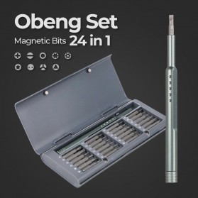 Xzante Wiha Obeng Set Magnetic Bits 24 in 1 - 6024 - Gray