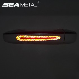 Seametal Reflective Sticker Gagang Pintu Mobil Car Door Handle Safety Warning Scratch Resistant 4PCS - 1184 - Red - 2
