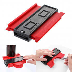 Urijk Contour Measuring Device Profile Copy Gauge Duplicator Wood Tool 25cm - M137919 - Red