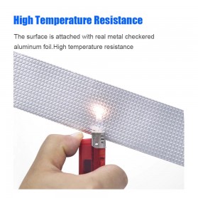 TaffGUARD KYTO Lakban Aluminium Foil Butyl Super Adhesive Duct Tape Waterproof 10 cm x 5 m - LS549 - Silver - 7