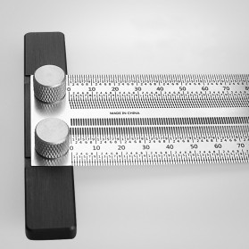 FNICEL Penggaris Mark Line T-Type Measuring Ruler Woodworking Tool 300mm - WW28