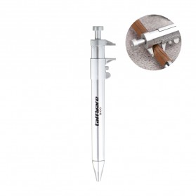 Taffware Pena Pulpen Multifungsi Ballpoint Pen Caliber Measuring Tool Scale Ruler - B100 - Silver