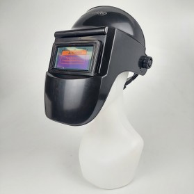 TaffGUARD Helm Las Otomatis Auto Darkening Solar Welding Helmet - JJ192 - Black - 6