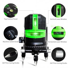 Taffware Self Leveling Projector Green Laser 2 Line - SPY003 - Green
