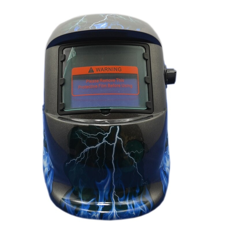 Gambar produk VERMARK Helm Las Otomatis Auto Darkening Welding Helmet Motif Lightning - HW-013