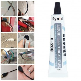 Synid Lem Kabel Listrik Insulating High Temperature Sealing Glue 30ML - E208 - Black