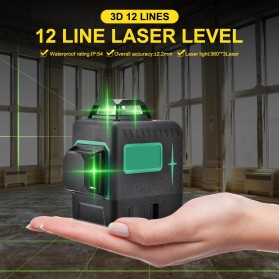 VAHIGCY Mesin Self Leveling 12 Line Laser 3D High-precision - HZ9 - Green - 5