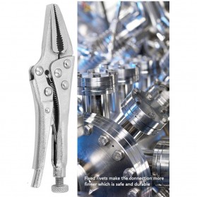 Aksesoris & Peralatan Jaringan - LAOA Tang Multifungsi Pliers Manual Pressure Mouth C Type 5 Inch - L100 - Silver