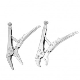 LAOA Tang Multifungsi Pliers Manual Pressure Mouth C Type 5 Inch - L100 - Silver - 3