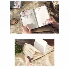 DingDangTu Buku Catatan Notebook Chinese Style Dairy Books - DDT-4084 - Blue - 7