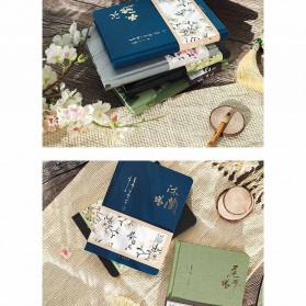 DingDangTu Buku Catatan Notebook Chinese Style Dairy Books - DDT-4084 - Blue - 10