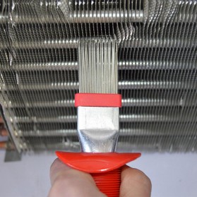 JGZUI Alat Reparasi Fin Radiator Condenser Repair Comb Straightener - C7 - Red