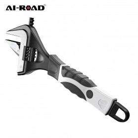 AI-ROAD Kunci Inggris Universal Adjustable Wrench Spanner 12 Inch - AS447 - Black - 2