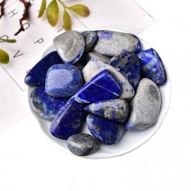 RYCRYSTAL Batu Kristal Alami Natural Crystal Quartz Healing Stone Lapis Lazuli 100g - YRYL815 - Blue