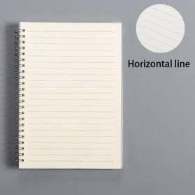 Hualiwen Buku Binder Catatan Jurnal Harian Notebook Format Lined Pages Ukuran A5 - S - White
