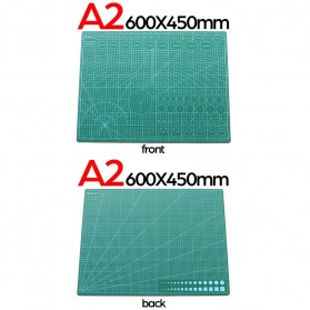 QJH Work Cutting Mat Pad A2 60 x 45 cm - QJ4 - Green - 2