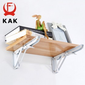 KAK Bracket Engsel Siku Folding Stainless Steel 16 Inch 2 PCS - KAK-6113 - Black - 2
