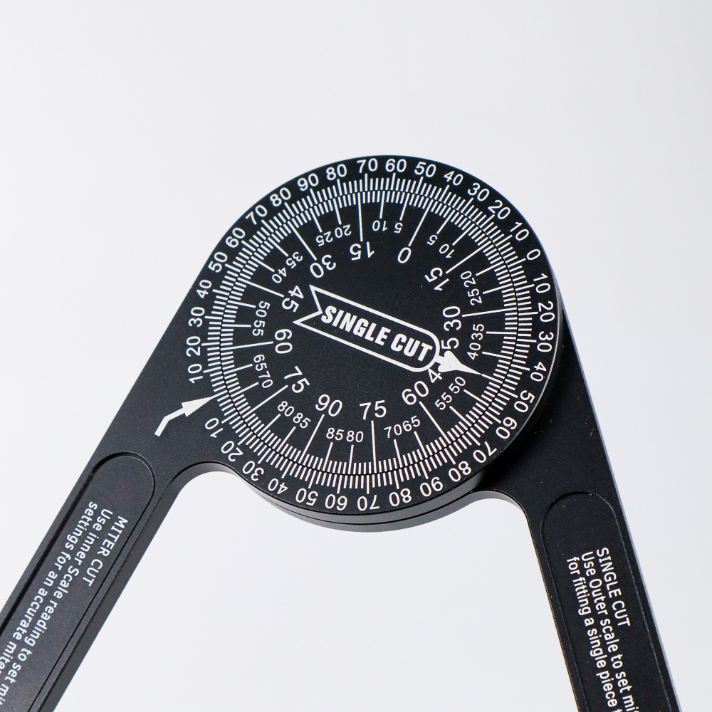 VKTECH Penggaris Busur Derajat Scale Mitre Protractor Angle Level