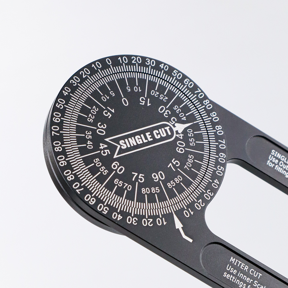 VKTECH Penggaris Busur Derajat Scale Mitre Protractor Angle Level