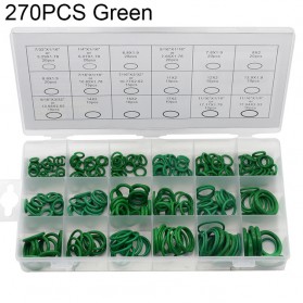 GuoQi Karet Rubber O Ring Seal Tightening 270PCS - GQ270 - Green