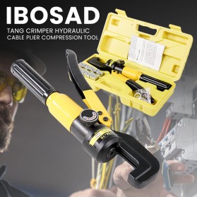 IBOSAD Tang Crimper Hydraulic Cable Plier Compression Tool - YQK-70 - Yellow