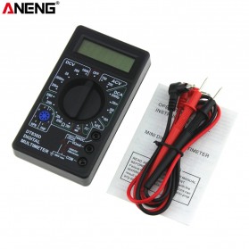 ANENG Digital Multimeter Voltage Tester - DT-830D - Black