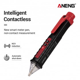 ANENG Tester Pen Non Contact AC Voltage Alert Detector 12 - 1000 V - VD802 - Black