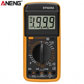 ANENG Digital Multimeter Voltage Tester - DT9205A Plus - Orange