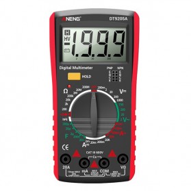 ANENG Digital Multimeter Voltage Tester - DT9205A-3 - Black/Red