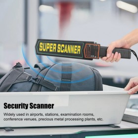 ANENG Security Scanner Metal Detektor Logam Body Checker - MD3003B1 - Black - 4