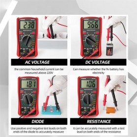 ANENG Digital Multimeter Voltage Tester - DM850 - Orange - 5