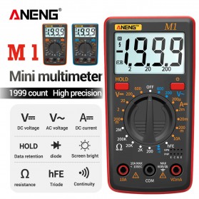 ANENG Digital Multimeter Voltage Tester - M1 - Black/Red