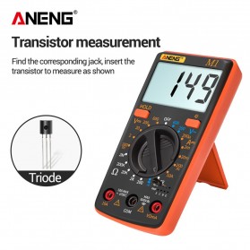 ANENG Digital Multimeter Voltage Tester - M1 - Black/Red - 3