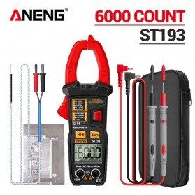 ANENG Digital Multimeter Voltage Tester Clamp - ST193 - Red - 1
