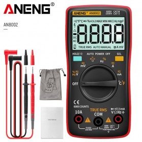 ANENG Digital Multimeter Voltage Tester - AN8002 - Black - 1
