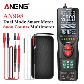 ANENG Digital Multimeter Voltage Tester - AN998 - Black