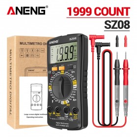 ANENG Digital Multimeter Voltage Tester - SZ08 - Black