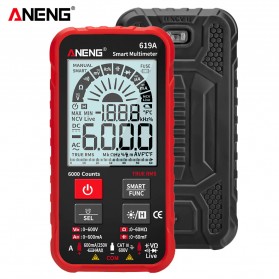 ANENG Digital Multimeter Voltage Tester - 619A - Red